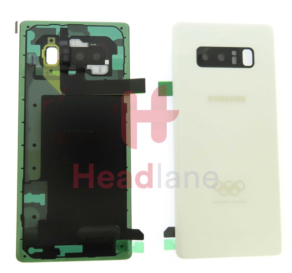 Samsung SM-N950 Galaxy Note 8 Battery Cover - White (Olympic Edition)