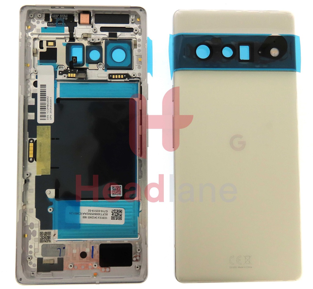 Google Pixel 6 Pro Back / Battery Cover - Cloudy White