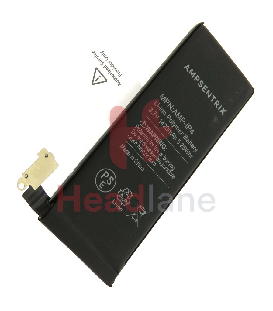 Apple iPhone 4 Compatible Replacement Battery (AmpSentrix)