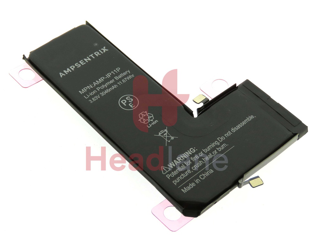 Apple iPhone 11 Pro Compatible Replacement Battery (AmpSentrix)