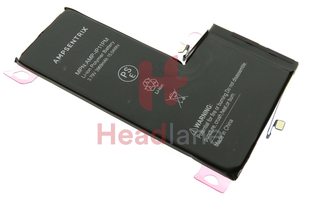 Apple iPhone 11 Pro Max Compatible Replacement Battery (AmpSentrix)