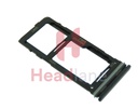 Samsung SM-M526 Galaxy M52 5G Memory / SIM Card Tray (Dual SIM) - Black