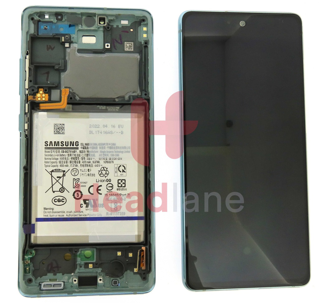 Samsung SM-G781 Galaxy S20 FE 5G LCD Display / Screen + Touch + Battery - Cloud Mint
