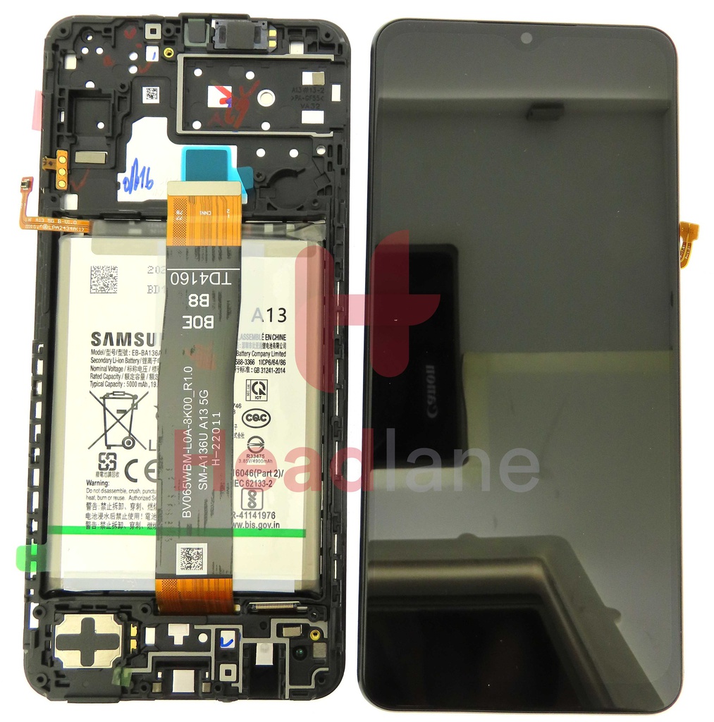 Samsung SM-A136 Galaxy A13 5G LCD Display / Screen + Touch + Battery