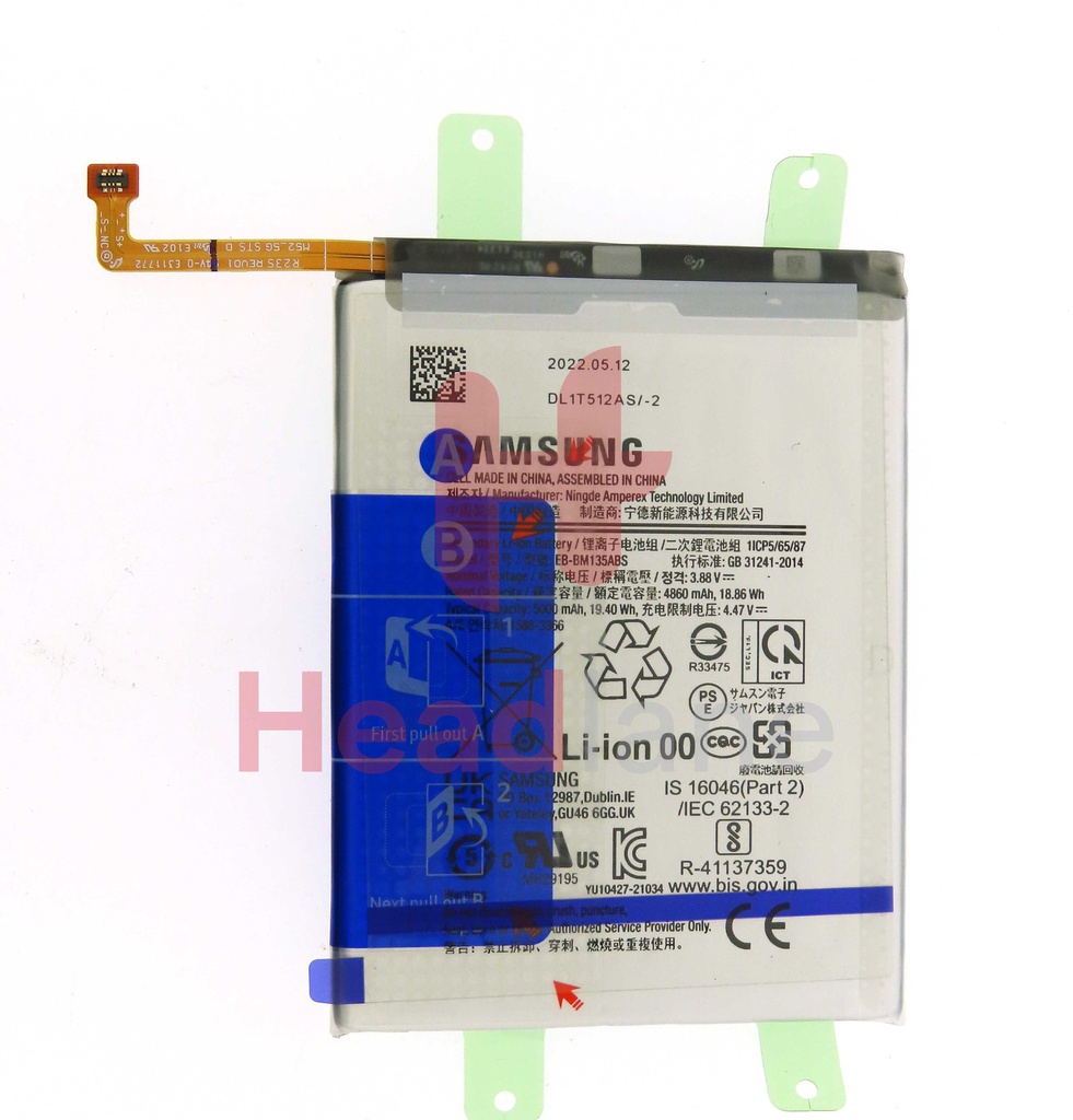 Samsung SM-M135 A136 Galaxy M13 A13 5G EB-BM135ABS Battery