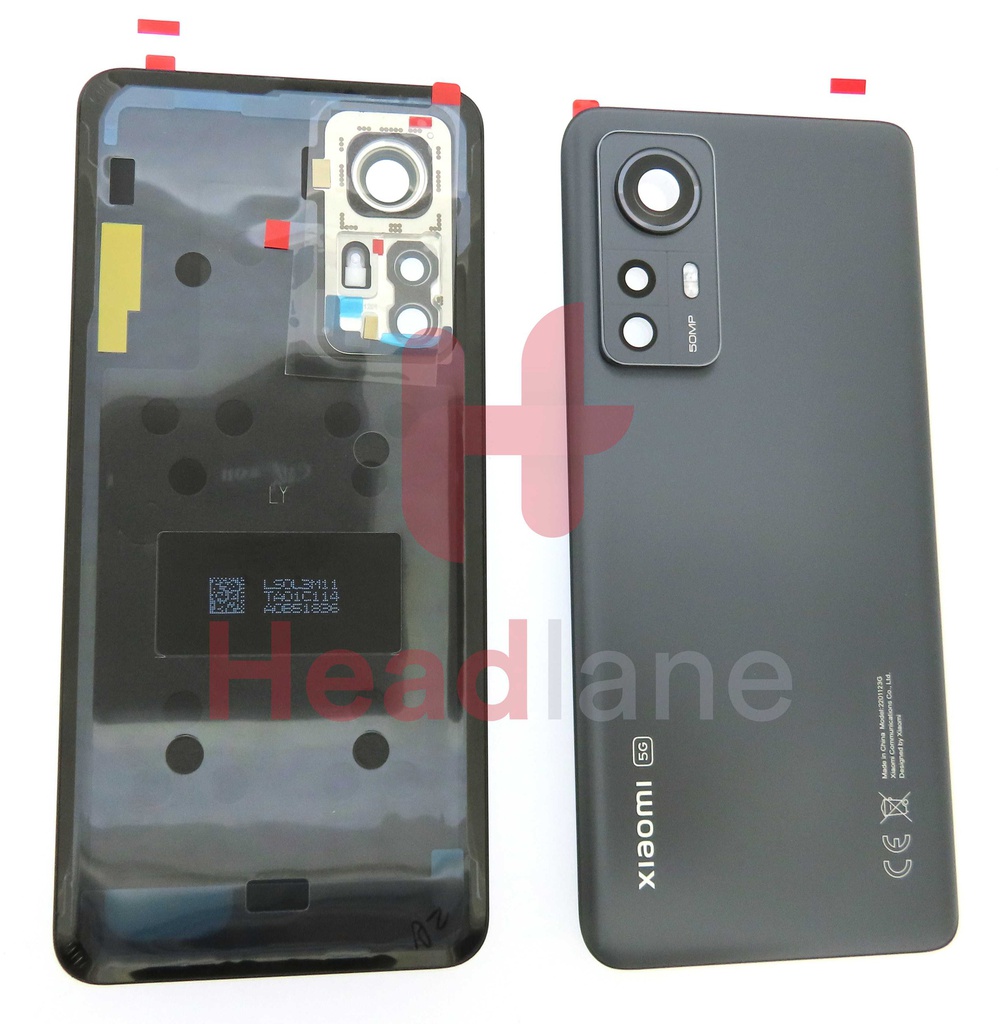 Xiaomi 12 Back / Battery Cover - Black