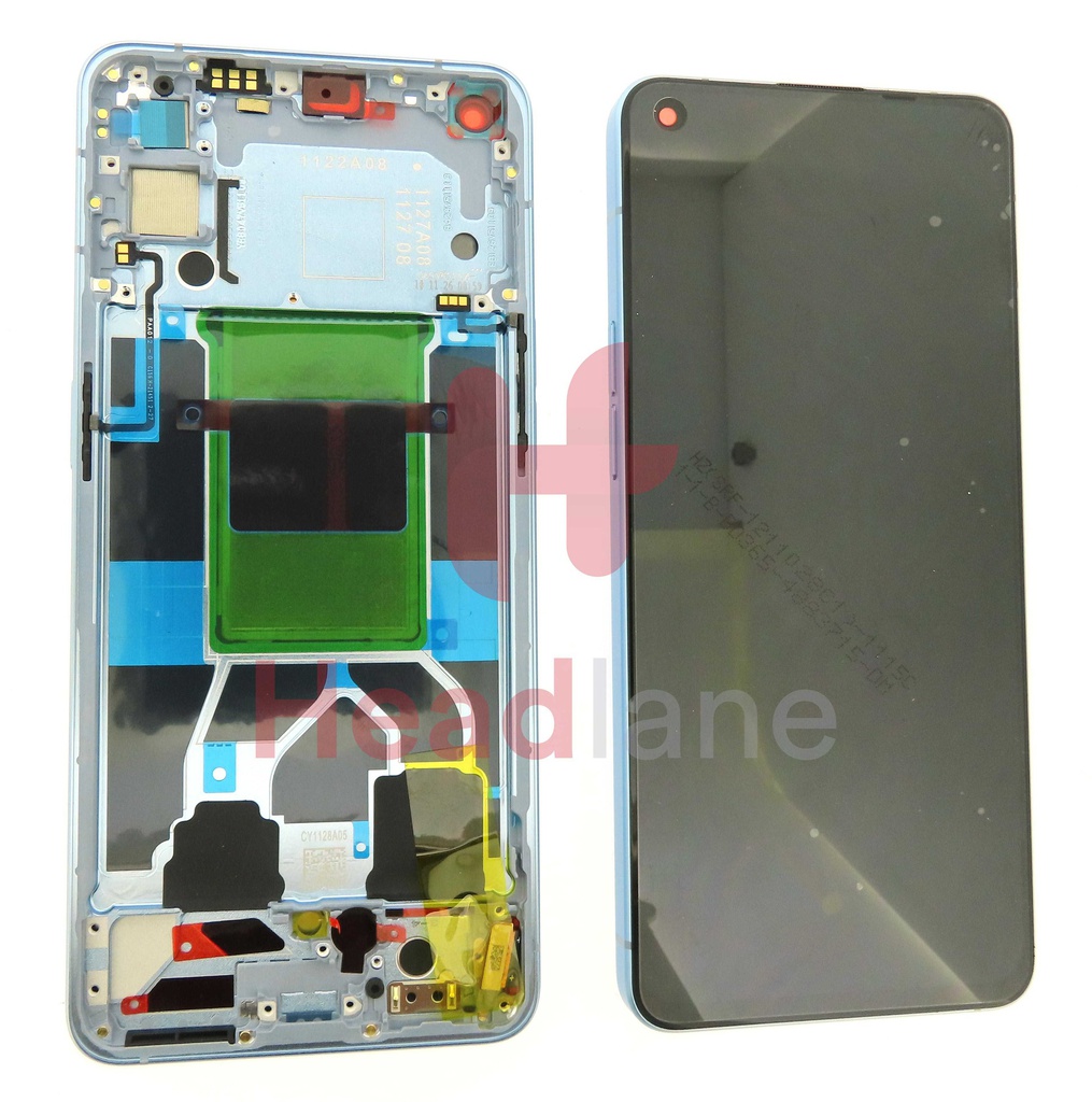 Oppo CPH2251 Reno6 5G  LCD Display / Screen + Touch - Blue