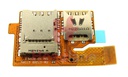 Samsung SM-G736 Galaxy Xcover6 Pro SIM Card / Memory Card Reader Flex
