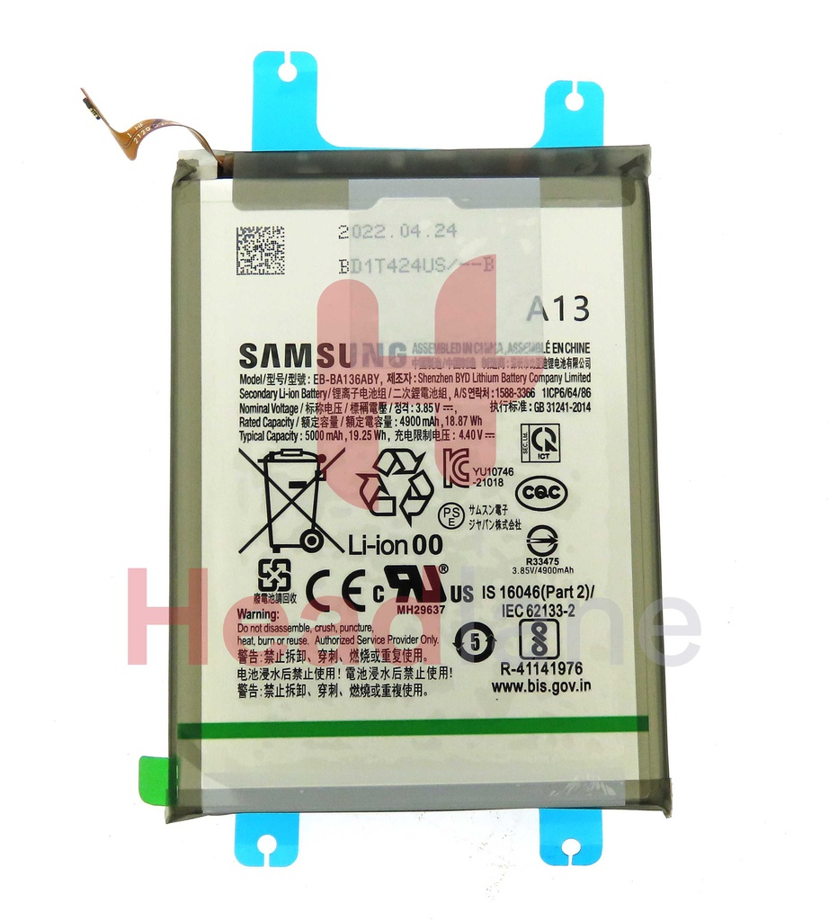 Samsung SM-A136 Galaxy A13 5G 5000mAh EB-BA136ABY Battery