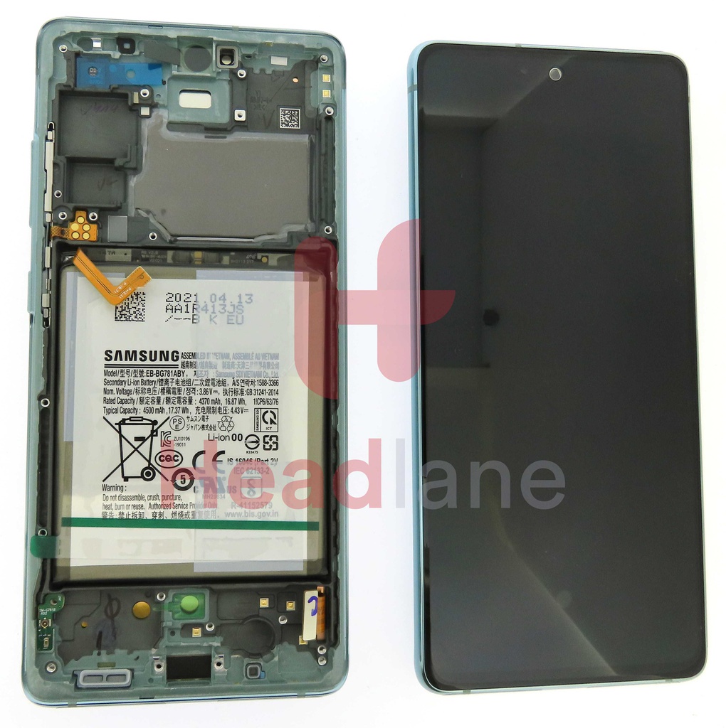 Samsung SM-G781 Galaxy S20 FE 5G LCD Display / Screen + Touch + Battery - Cloud Mint