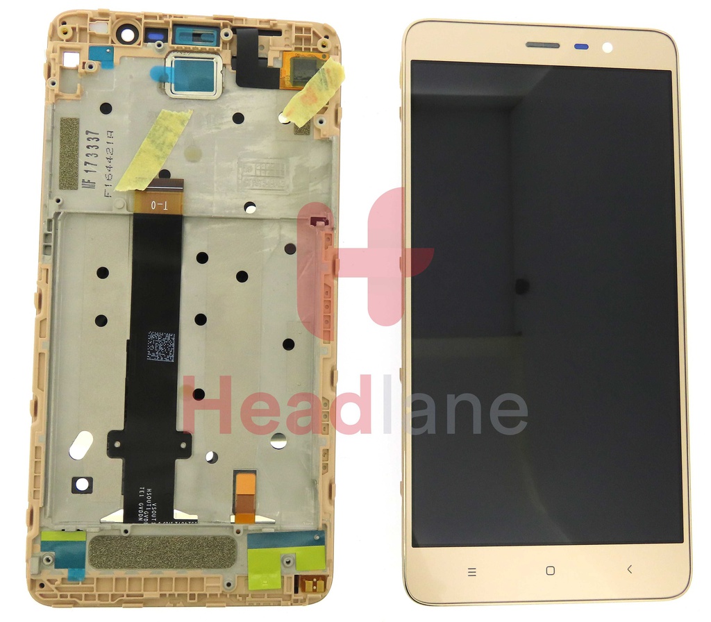 Xiaomi Redmi Note 3 LCD Display / Screen + Touch - Gold