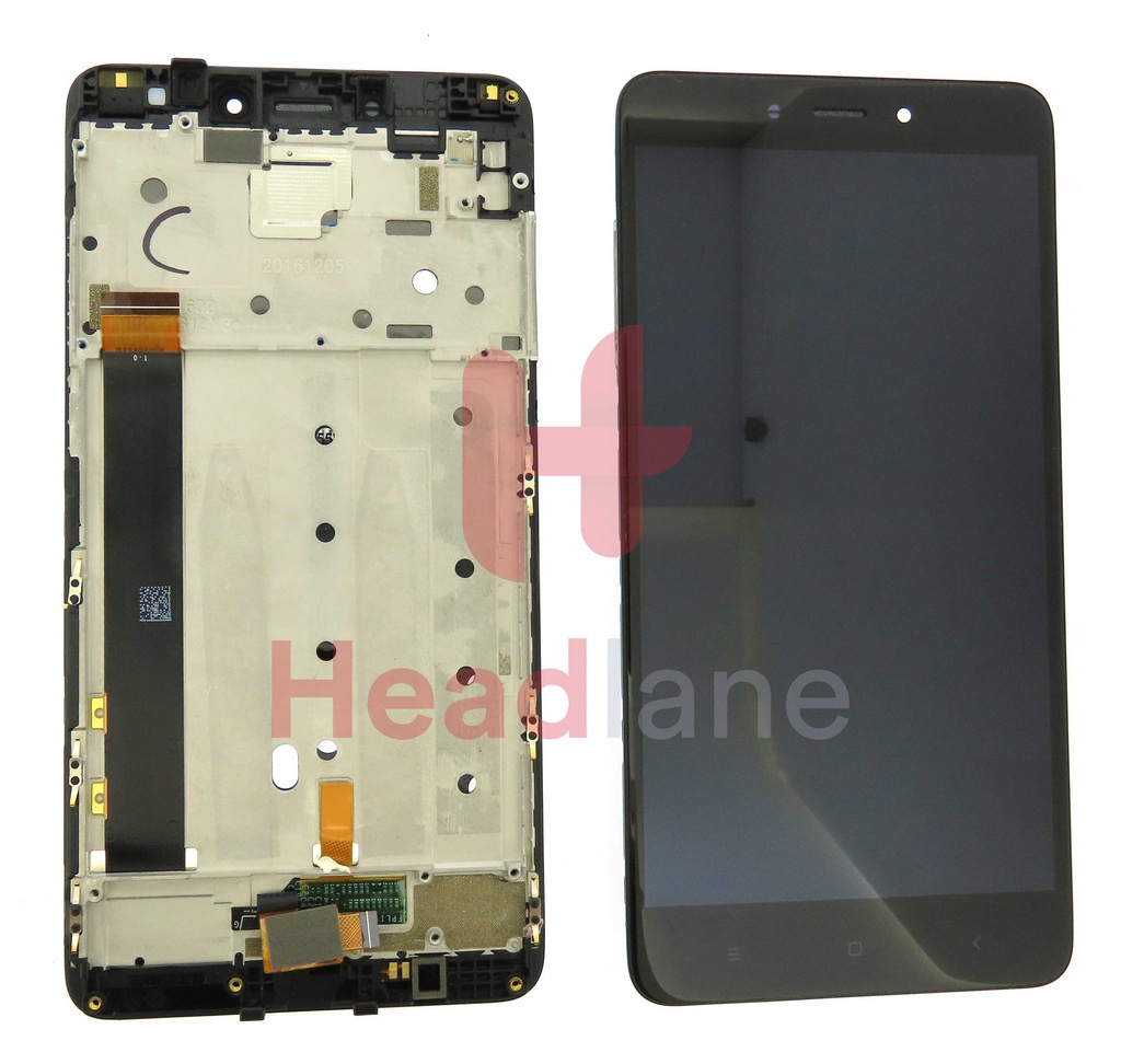 Xiaomi Redmi Note 4 LCD Display / Screen + Touch - Black