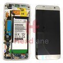 Samsung SM-G935F Galaxy S7 Edge LCD Display / Screen + Touch + Battery - Silver