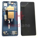 Motorola XT2243 Edge 30 Fusion LCD Display / Screen + Touch - Blue