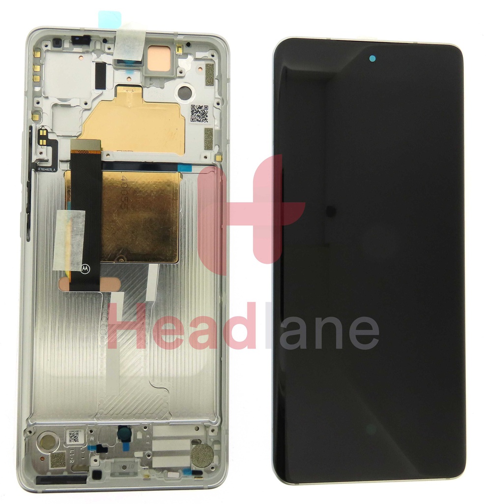 Motorola XT2243 Edge 30 Fusion LCD Display / Screen + Touch - White