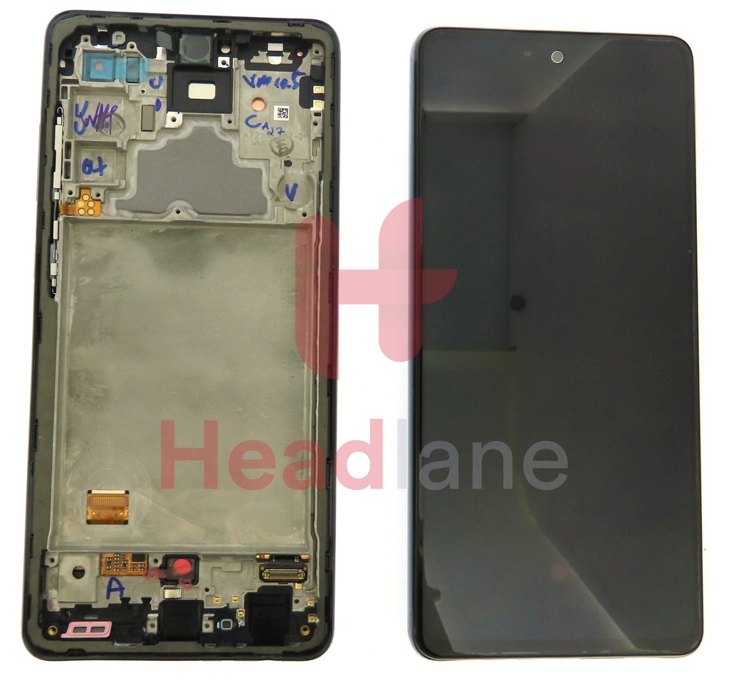 Samsung SM-A725 Galaxy A72 4G LCD Display / Screen + Touch - Black