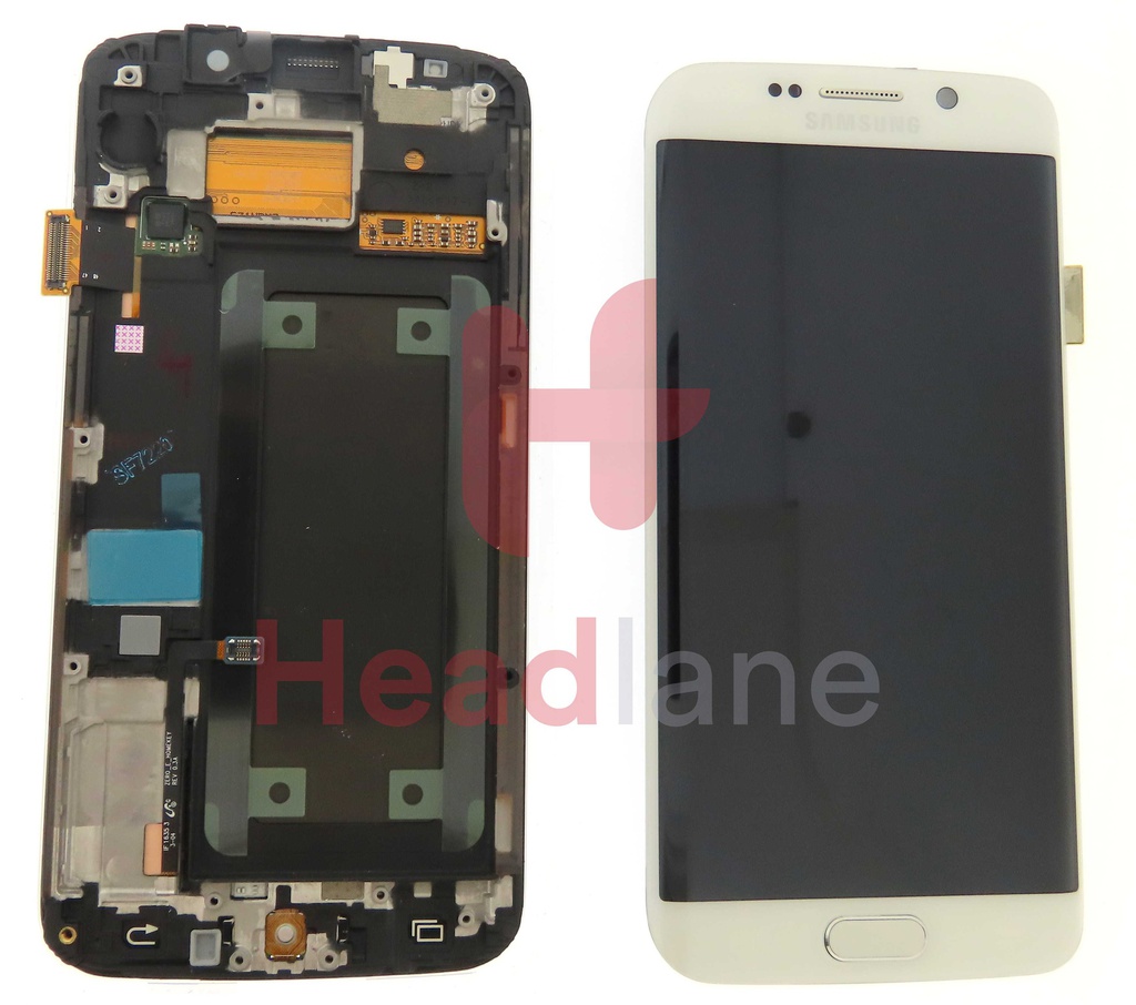 Samsung SM-G925F Galaxy S6 Edge LCD Display / Screen + Touch - White