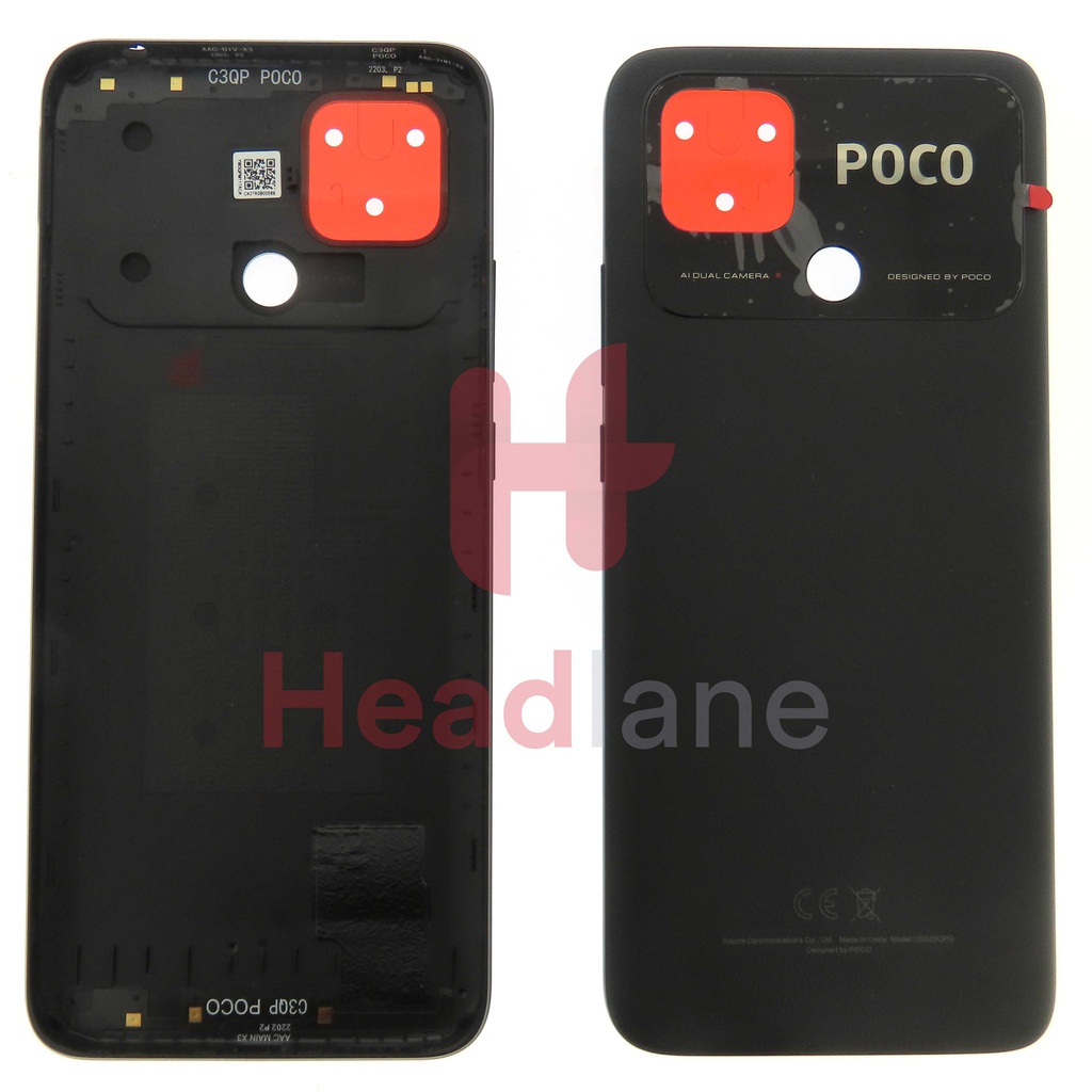 Xiaomi Poco C40 Back / Battery Cover - Black