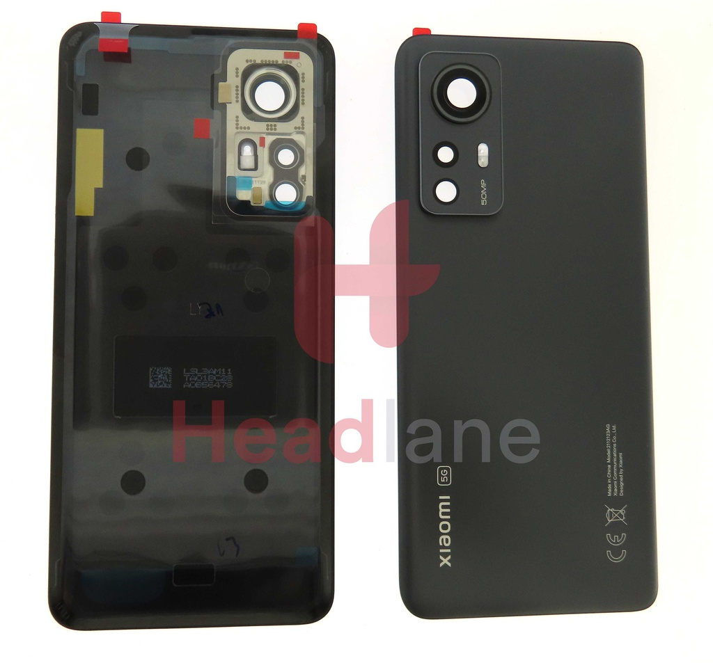 Xiaomi 12X Back / Battery Cover - Black