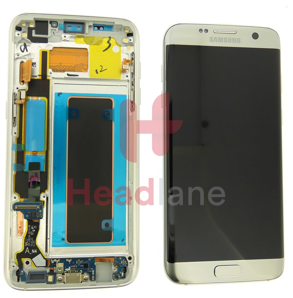 Samsung SM-G935F Galaxy S7 Edge LCD Display / Screen + Touch - Silver