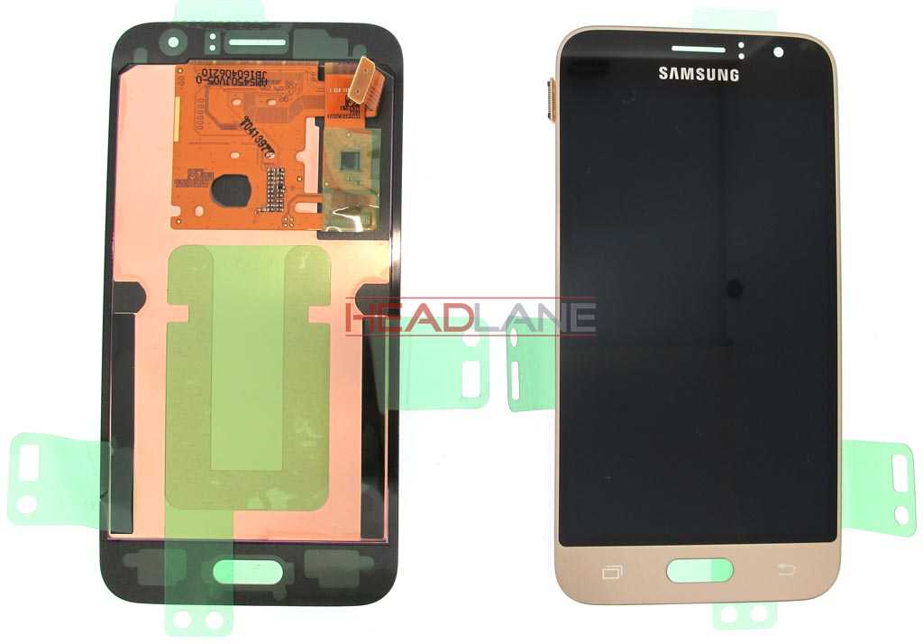 Samsung SM-J120 Galaxy J1 (2016) LCD Display / Screen + Touch - Gold