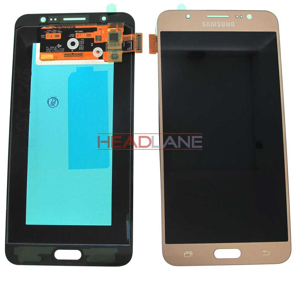 Samsung SM-J710 Galaxy J7 (2016) LCD Display / Screen + Touch - Gold