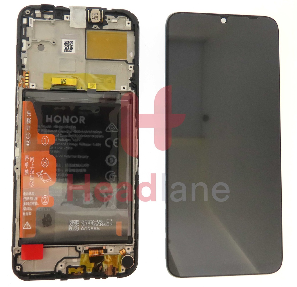 Honor X8 5G LCD Display / Screen + Touch + Battery Assembly