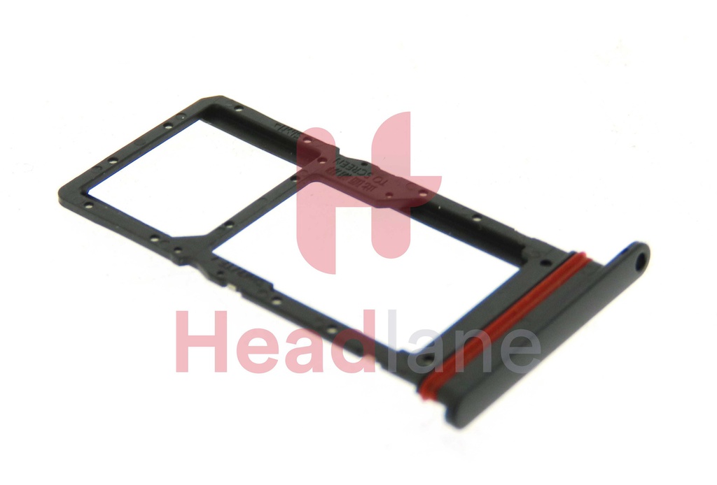 Honor X7 Dual SIM Card Tray - Black