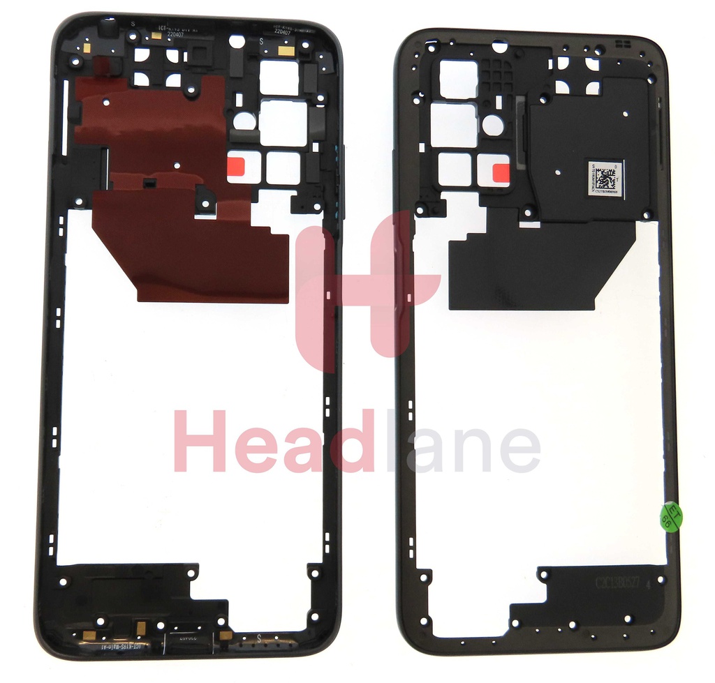 Xiaomi Redmi 10 (2022) Middle Cover / Chassis - Black