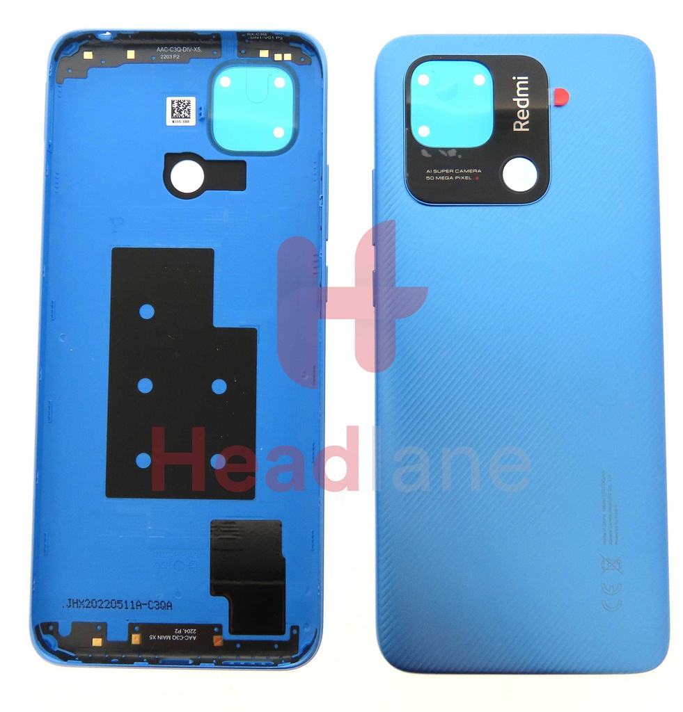 Xiaomi Redmi 10C Back / Battery Cover - Blue