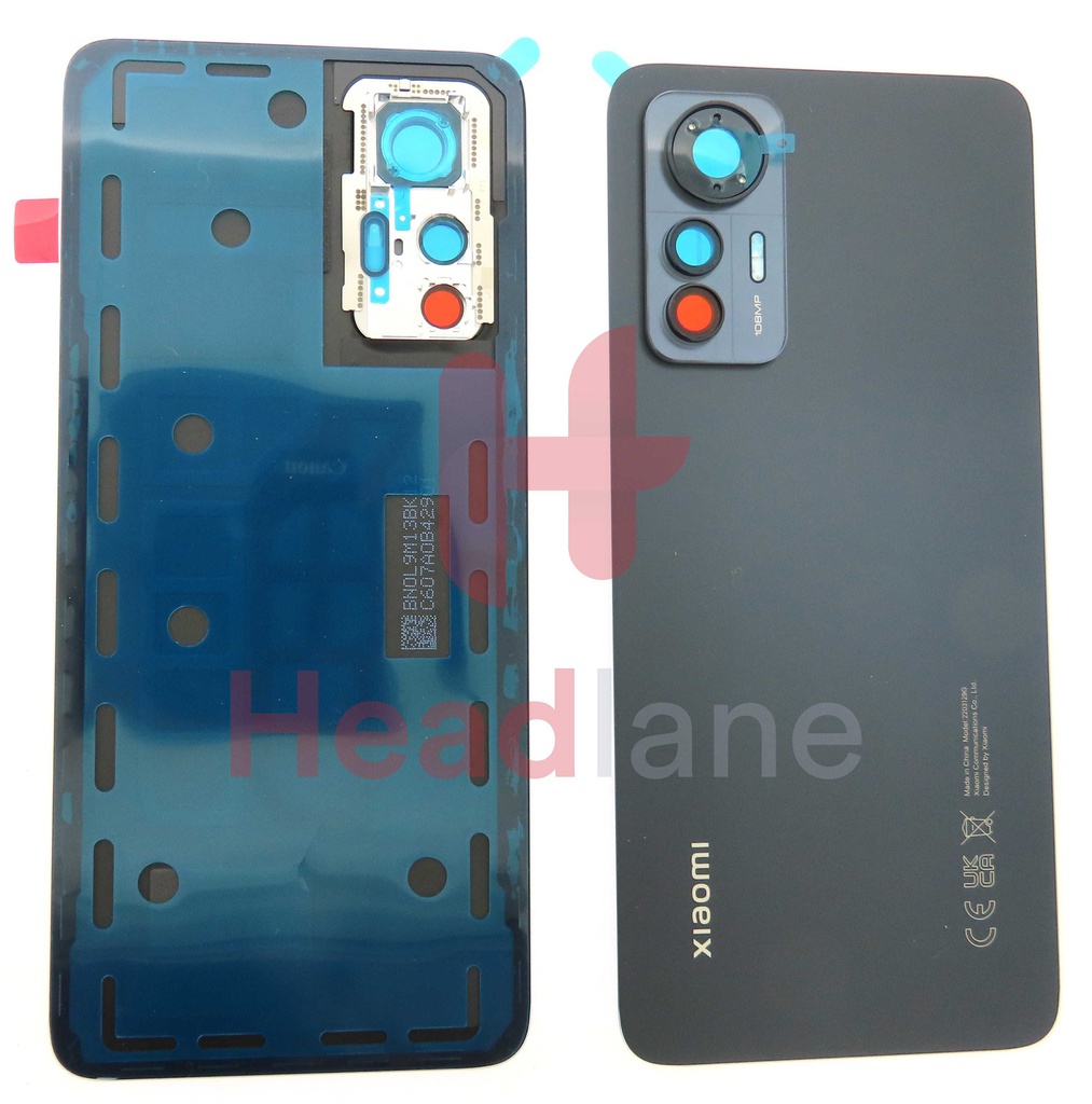 Xiaomi 12 Lite Back / Battery Cover - Black