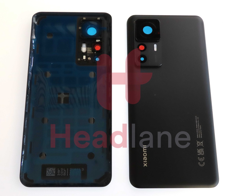 Xiaomi 12T Pro Back / Battery Cover - Black