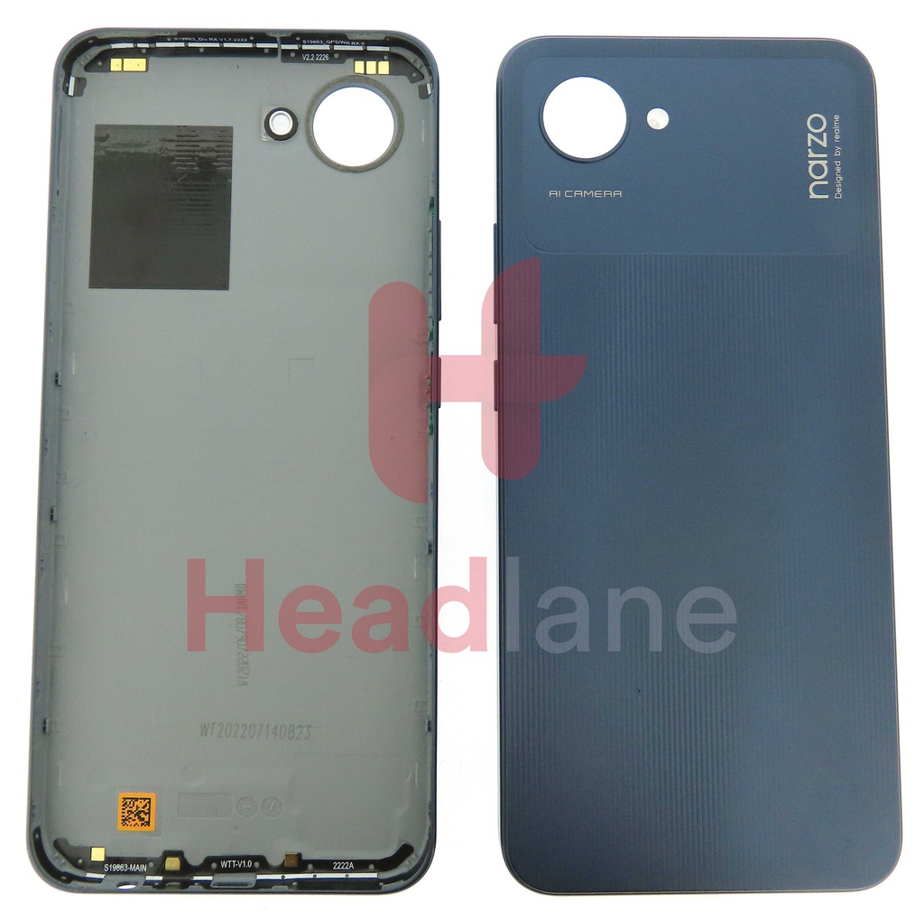 Realme RMX3506 Narzo 50i Prime Back / Battery Cover - Blue