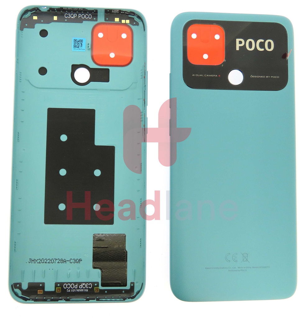 Xiaomi Poco C40 Back / Battery Cover - Green