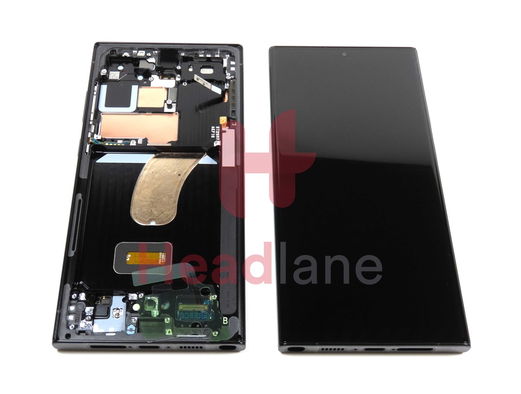 Samsung SM-S918 Galaxy S23 Ultra LCD Display / Screen + Touch - Graphite / Red