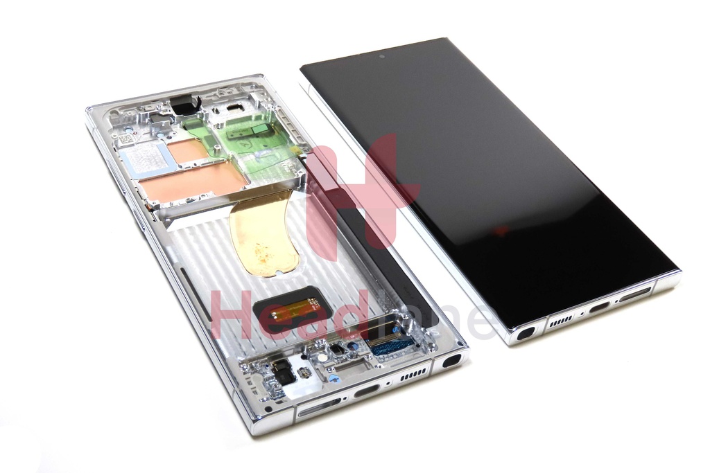 Samsung SM-S918 Galaxy S23 Ultra LCD Display / Screen + Touch - Sky Blue / Lime