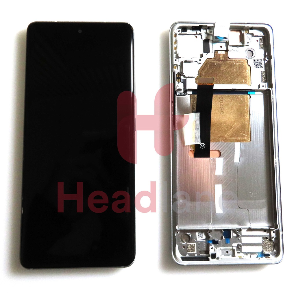 Motorola XT2243 Edge 30 Fusion LCD Display / Screen + Touch - White