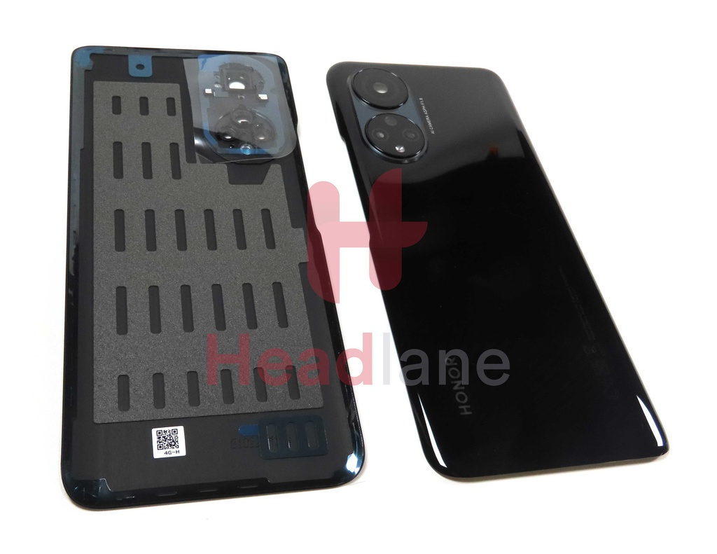 Honor X7 Back / Battery Cover + Camera Decoration + Lens - Black