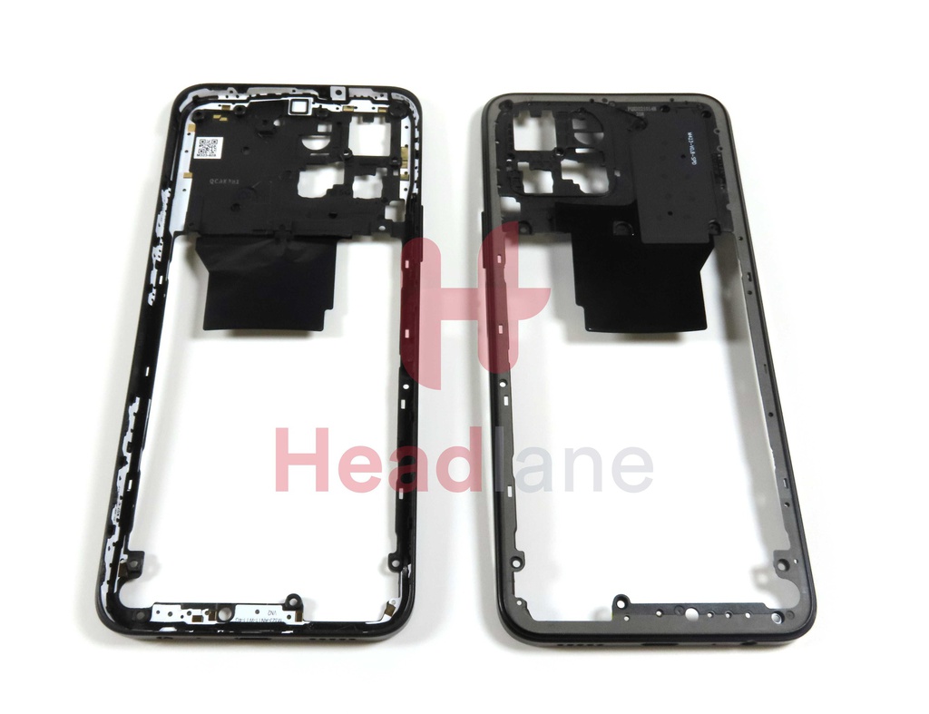 Honor X6 Middle Cover / Chassis + NFC Antenna - Black