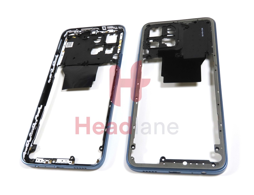 Honor X6 Middle Cover / Chassis + NFC Antenna - Blue