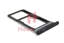 Honor X7a Dual SIM Card Tray - Black