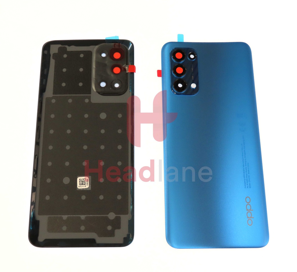 Oppo CPH2145 Find X3 Lite Back / Battery Cover - Blue