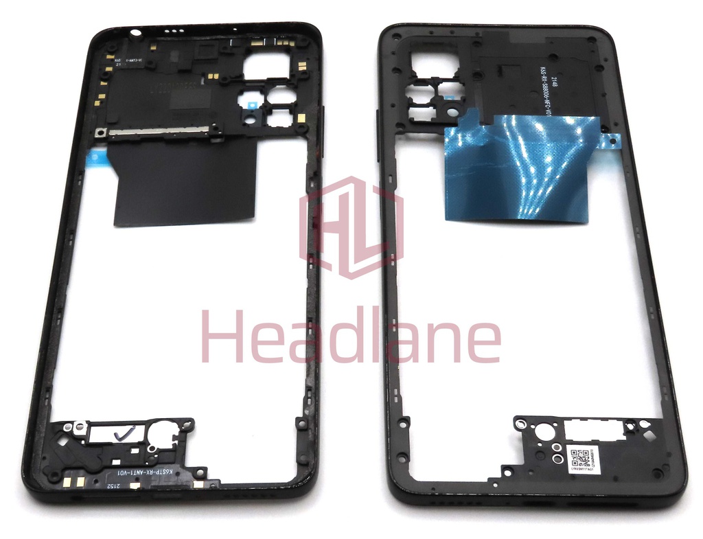 Xiaomi Redmi Note 11 Pro 5G Middle Cover / Chassis - Black