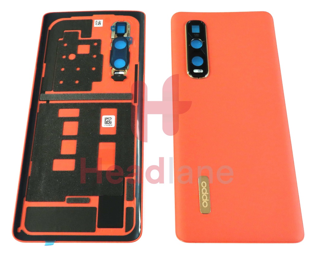 Oppo CPH2025 Find X2 Pro Back / Battery Cover - Orange