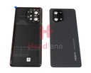 Oppo CPH2307 Find X5 Back / Battery Cover - Black
