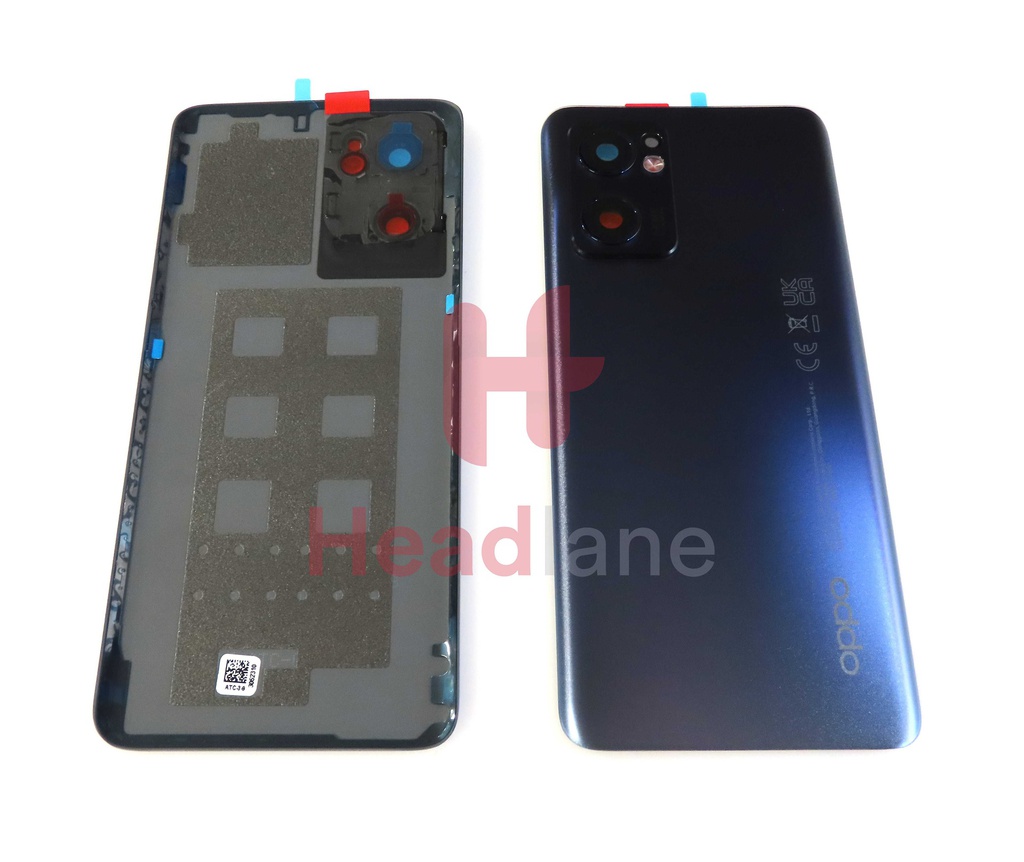 Oppo CPH2371 Reno7 5G / Find X5 Lite Back / Battery Cover - Black