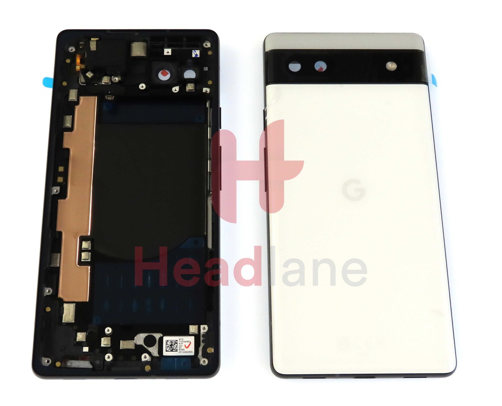 Google Pixel 6a Back / Battery Cover - Chalk