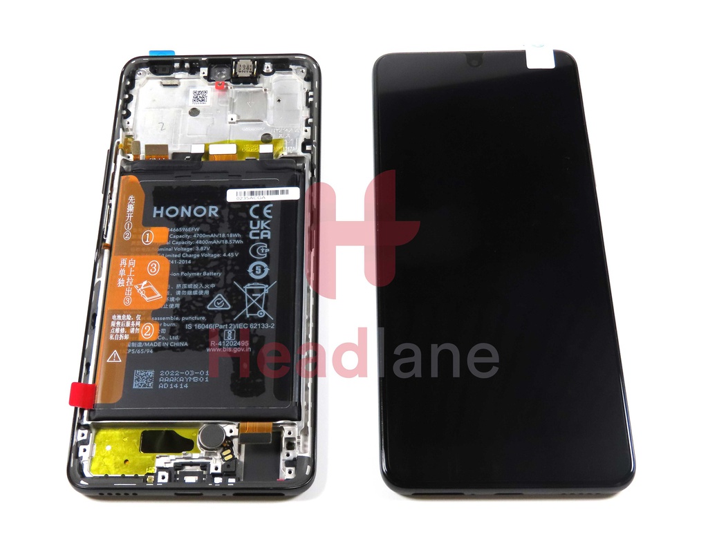 Honor Magic 4 Lite LCD Display / Screen + Touch + Battery Assembly - Black