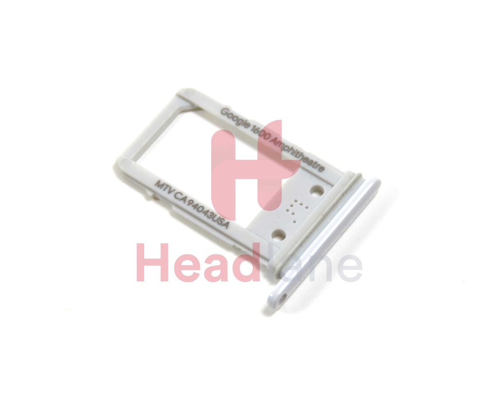 Google Pixel 3a SIM Card Tray - Clearly White
