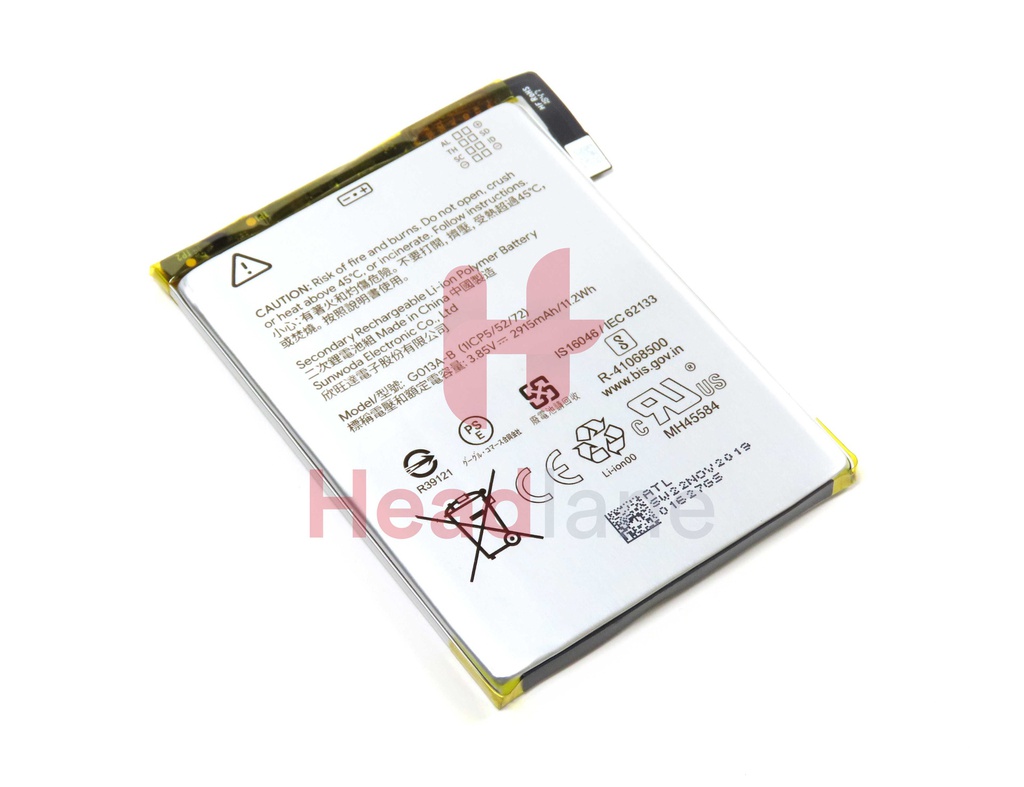 Google Pixel 3 G013A-B 2915mAh Internal Battery